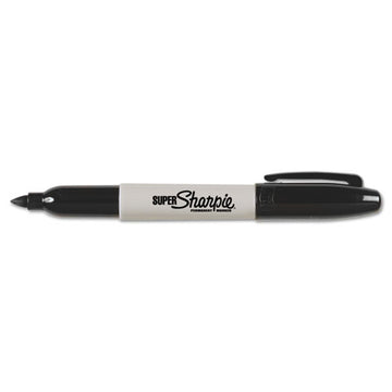 Sharpie® Super Permanent Marker, Fine Bullet Tip, Black, Dozen freeshipping - TVN Wholesale
